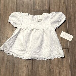 Joie Kids white cotton top